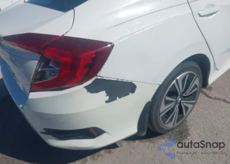 2017 Honda Civic Ex-L from USA, damaged, VIN 19XFC1F76HE019912